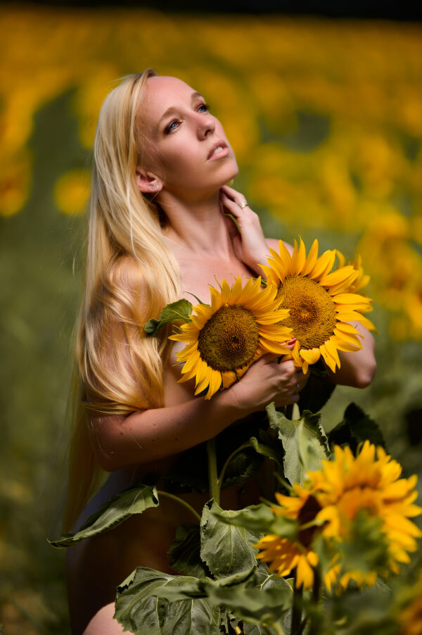 FILLE AUX TOURNESOLS